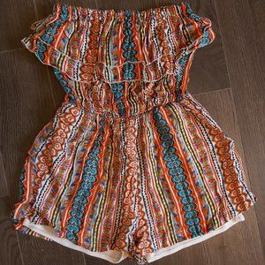 Boho Summery XS Romper